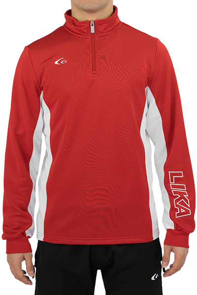 Zip-Up Panel Pullover