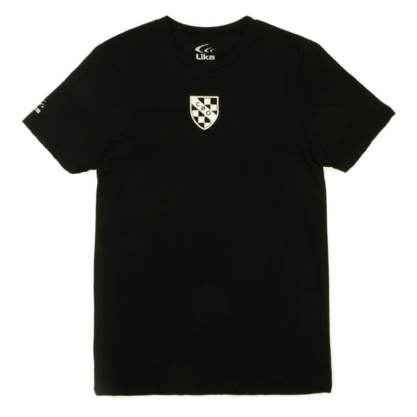 LIKA Sports CROATIA World Team Black T-Shirt, Unisex